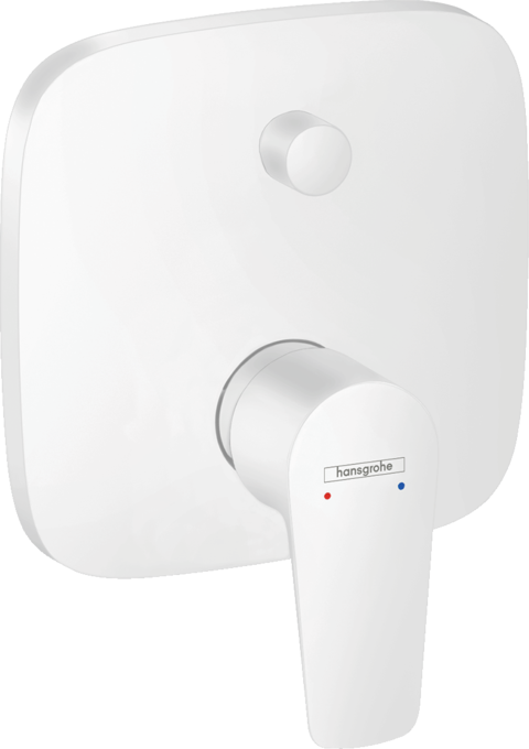 Ornament baterie cada/dus Talis E cu diverter incastrata (necesita IBOX) - matt white